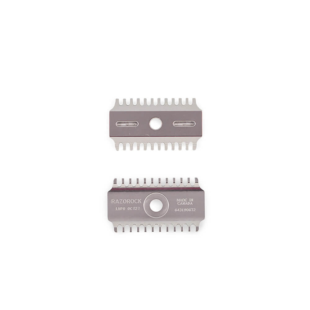 Razorock Lupo SS 127 ベースプレート RazoRock Stainless Steel Lupo OPEN COMB 127 Base Plate – ItalianBarber