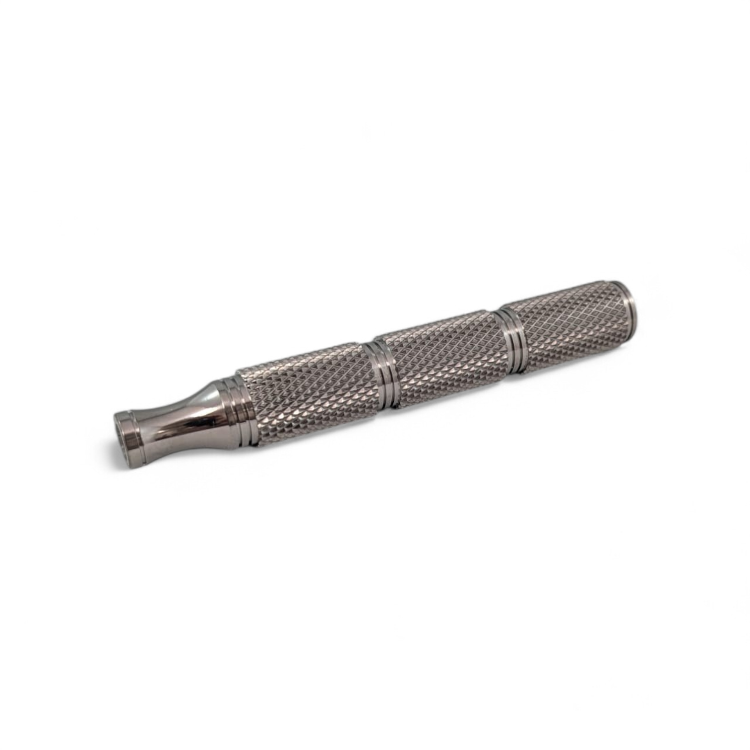 HANDLE ONLY) RazoRock Super Knurl Handle - Titanium – ItalianBarber