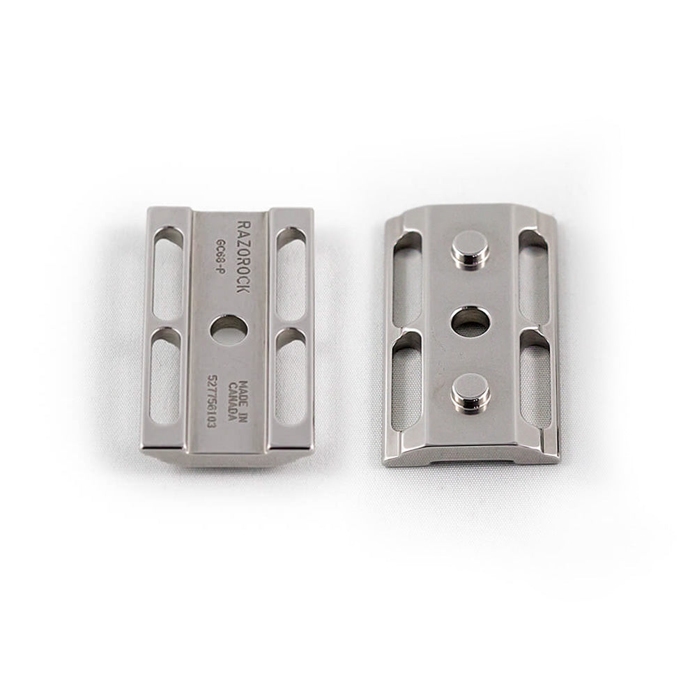 脱毛・除毛 RazoRock GameChanger 68p RazoRock Game Changer .68-P Base Plate – ItalianBarber