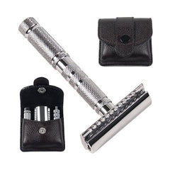 Parker A1R - 4 Piece Travel Safety Razor and Leather Case-Parker-ItalianBarber