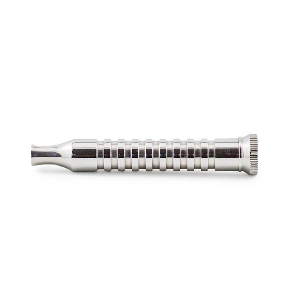 Handle Only) RazoRock Two-Piece Halo Razor Handle - 316L Stainless