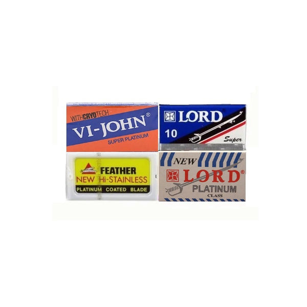 40 Blade DE Sampler Pack(40 blades) - (For Kits - CSKB)-Blade Sampler-ItalianBarber