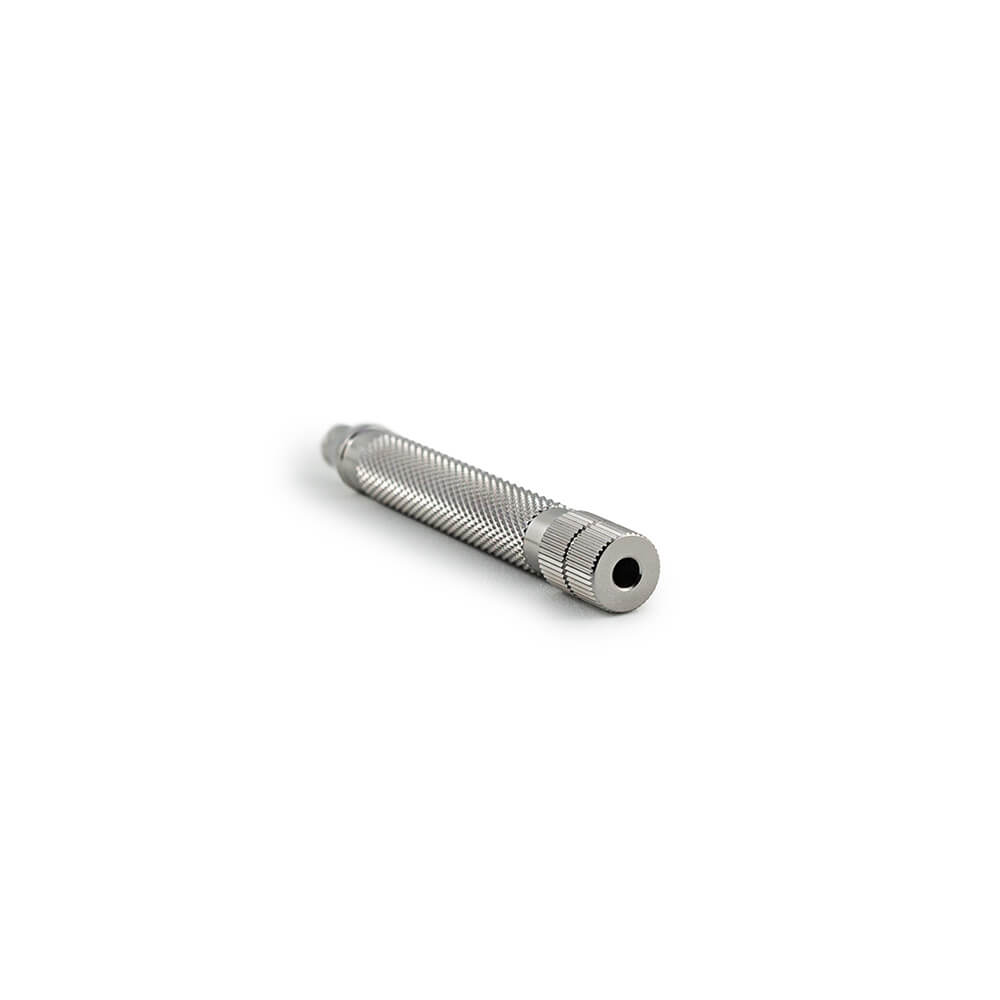 (HANDLE ONLY) RazoRock HOLLOW HD LONG (100mm) Handle - 316L Stainless Steel-RazoRock-ItalianBarber