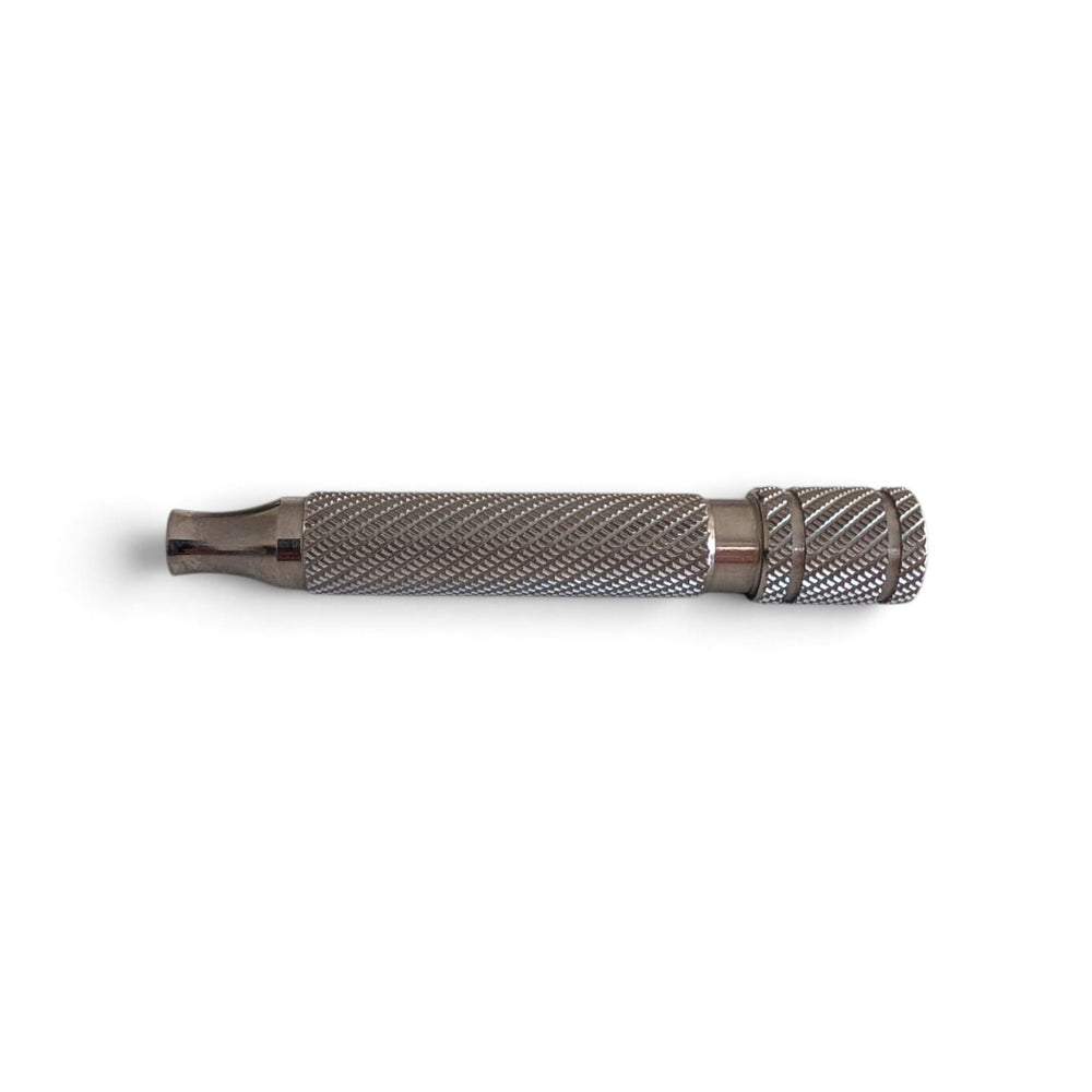 (HANDLE ONLY) RazoRock Barber Pole Handle - Titanium