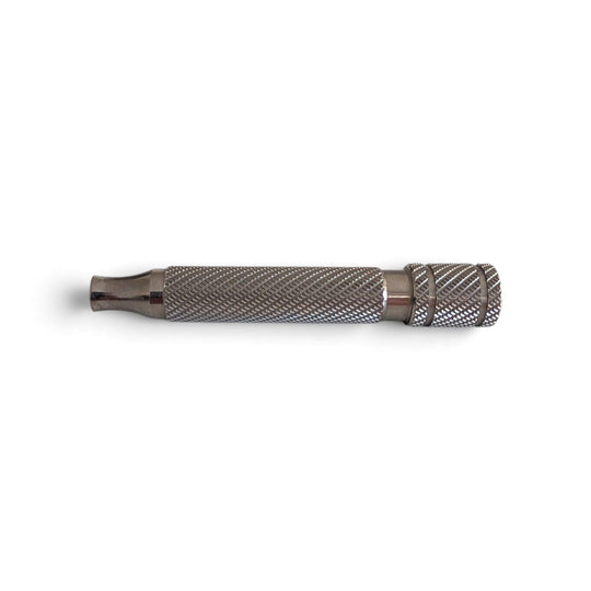 (HANDLE ONLY) RazoRock Barber Pole Handle - Titanium