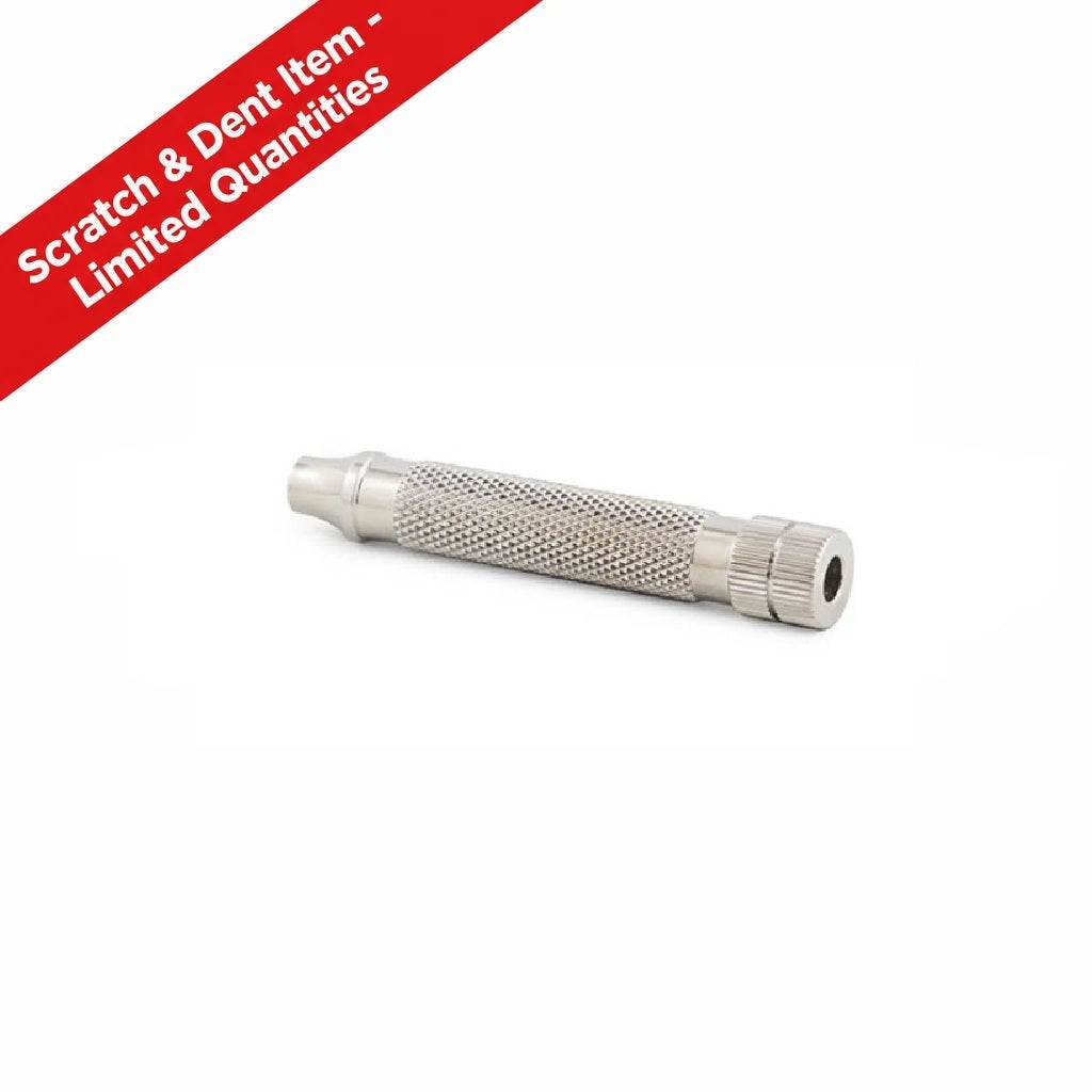 (HANDLE ONLY) RazoRock HOLLOW HD Handle - 316L Stainless Steel - Scratch & Dent (S&D)-RazoRock-ItalianBarber