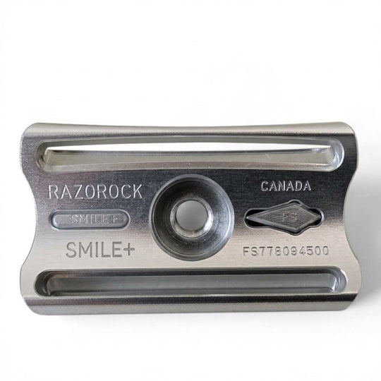 RazoRock SMILE Head & Body DE Aluminum Safety Razor - PARTS-RazoRock-ItalianBarber