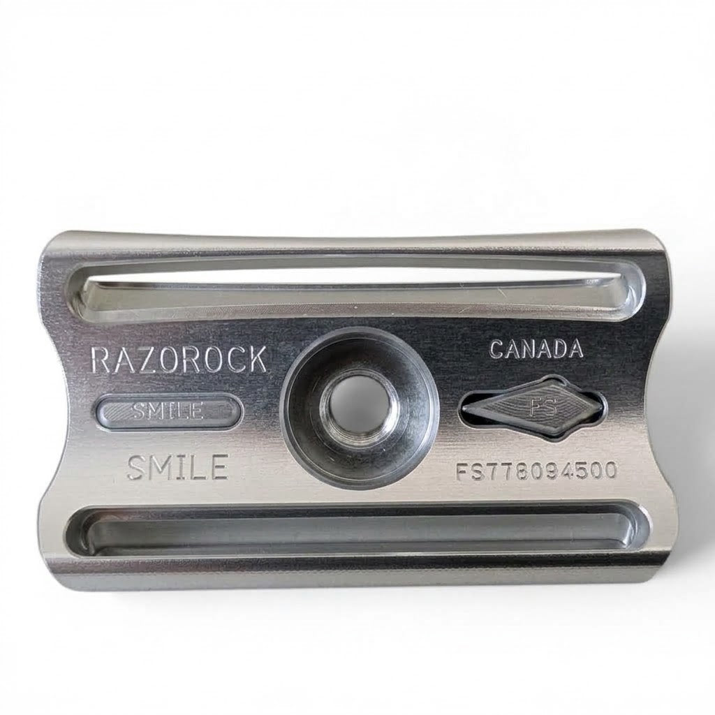 RazoRock SMILE Head & Body DE Aluminum Safety Razor - PARTS-RazoRock-ItalianBarber