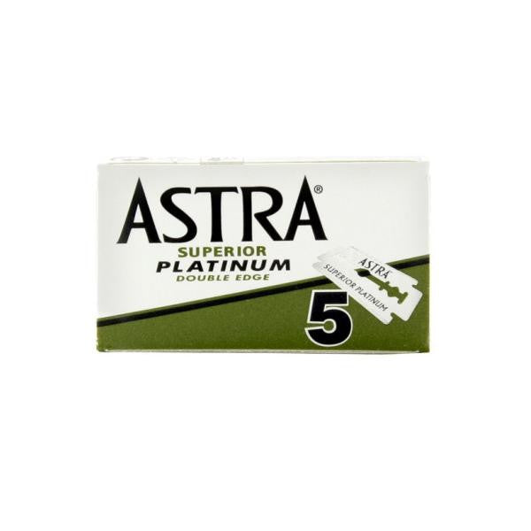 100 Astra Superior Platinum DE Blade, 20 packs of 5 (100 blades) - (For Kits - CSKB)-Astra Blades-ItalianBarber