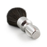(SPECIAL EDITION) RazoRock 400 Synthetic Shaving Brush - Silver Handle With NOIR Plissoft-RazoRock-ItalianBarber