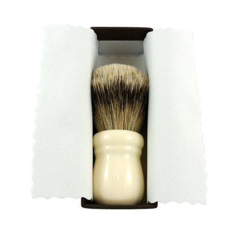 RazoRock Chubby Extra Silvertip Badger Shaving Brush - Ivory Handle 505-RazoRock-ItalianBarber