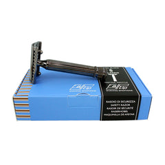 Fatip Testina Gentile DE Safety Razor - Grande Black Chrome 42123-Fatip-ItalianBarber