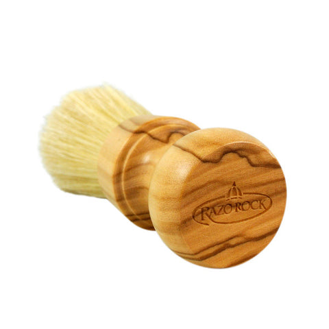 RazoRock Natural Boar Bristle Shaving Brush - with Olive Wood 506 Handle (506U)-RazoRock-ItalianBarber