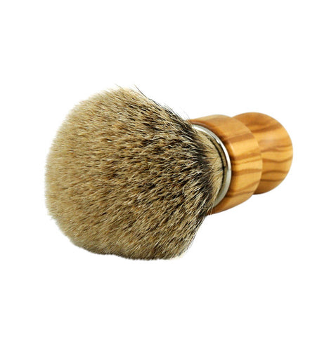 RazoRock Chubby Extra Silvertip Badger Shaving Brush - Olive Wood 506 Handle (506UKnic)-RazoRock-ItalianBarber