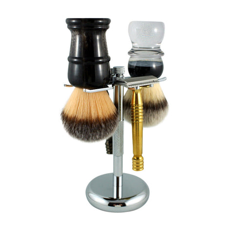 RazoRock Deluxe Shaving Brush & Razor Stand - 4 Prong - (For Kits - CSKB)-RazoRock-ItalianBarber