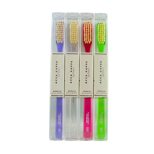 Acca Kappa Soft Pure Bristle Toothbrush - Model 567-Acca Kappa-ItalianBarber