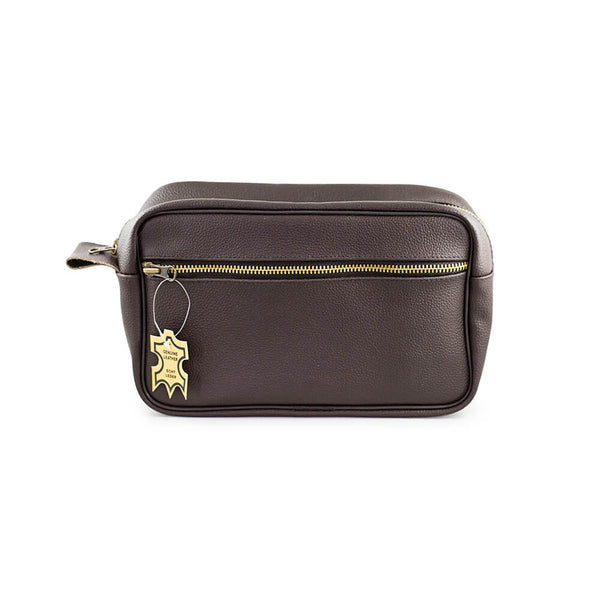 RazoRock Leather Dopp Bag with YKK zippers-RazoRock-ItalianBarber