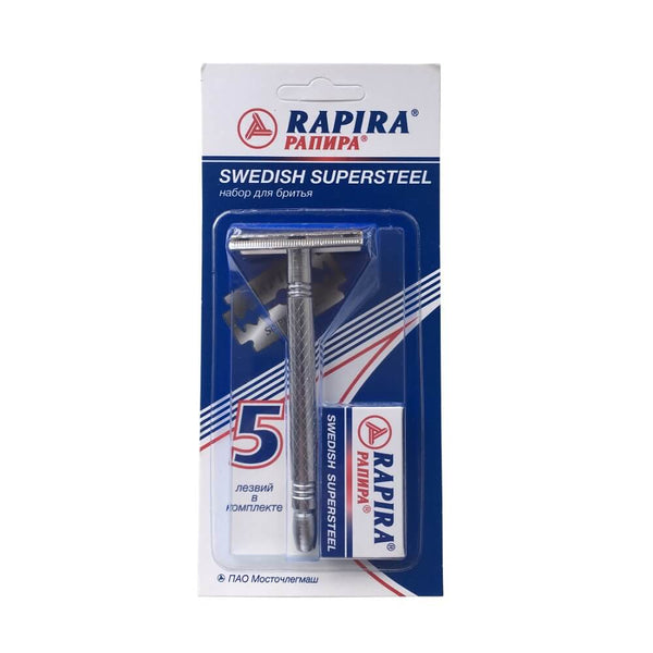 Rapira Swedish Supersteel Double-Edge Safety Razor-Rapira Blades-ItalianBarber