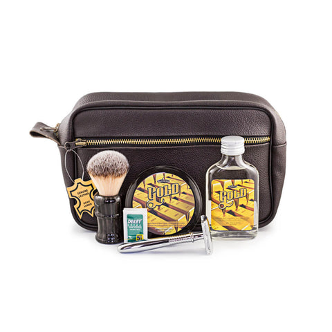 RazoRock 5-Piece Wet Shaving Set with Leather Dopp Bag, Save $40-RazoRock-ItalianBarber