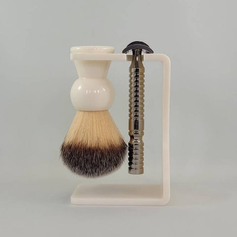 RazoRock Universal Shaving Brush & Razor Stand (Choice of Black or Ivory)-RazoRock-ItalianBarber