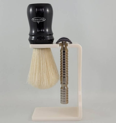 RazoRock Universal Shaving Brush & Razor Stand (Choice of Black or Ivory)-RazoRock-ItalianBarber