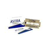(Blue Pack) 100 Astra Superior Stainless Double Edge Razor Blades - Blue Pack-Astra Blades-ItalianBarber