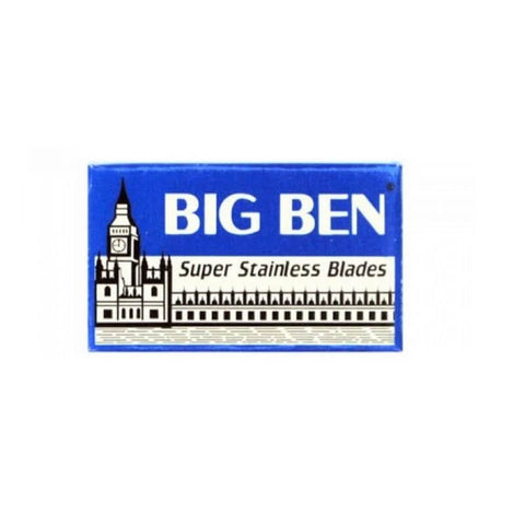 200 Big Ben Super Stainless DE Blade, 20 packs of 10 (200 blades)-Big Ben-ItalianBarber