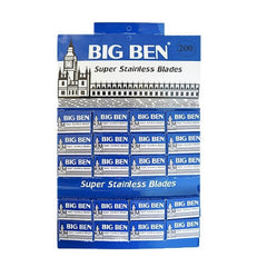 200 Big Ben Super Stainless DE Blade, 20 packs of 10 (200 blades)-Big Ben-ItalianBarber