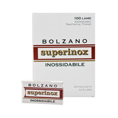 20 Bolzano Superinox DE Blades, 4 packs of 5(20 blades)-Bolzano-ItalianBarber