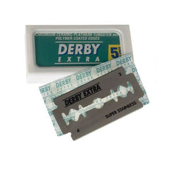 10 Derby Extra DE Blades, 2 packs of 5 (10 blades)-Derby-ItalianBarber