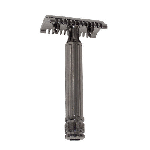 Fatip Grande Double Edge Safety Razor - Gun Metal Black-Fatip-ItalianBarber