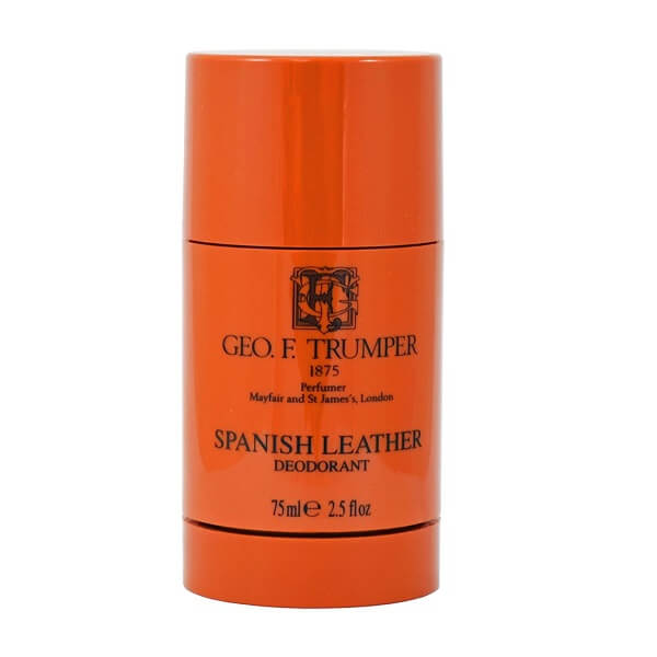 Geo F Trumper Spanish Leather Deodorant Stick 75ml-Geo F Trumper-ItalianBarber
