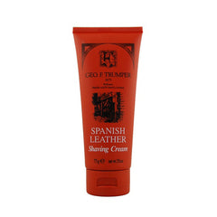 Geo F Trumper Spanish Leather Soft Shaving Cream Travel Tube 75g-Geo F Trumper-ItalianBarber