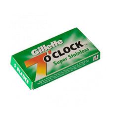 10 Gillette 7 O'Clock Super Stainless Double Edge Blades (Green Pack)-Gillette-ItalianBarber