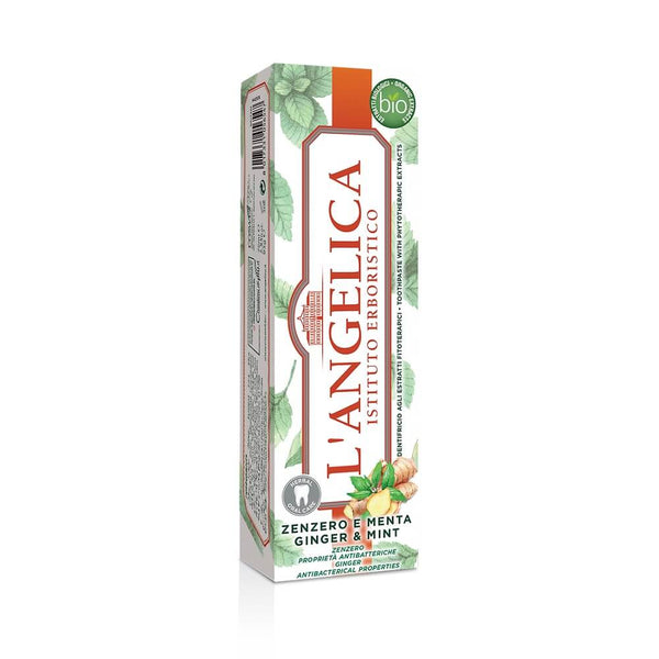 L'Angelica Istituto Erboristico Toothpaste - Ginger & Mint-L'Angelica-ItalianBarber