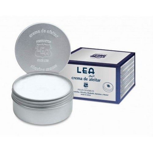Lea Classic Sensitive Skin Shaving Cream In Aluminum Jar-Lea-ItalianBarber