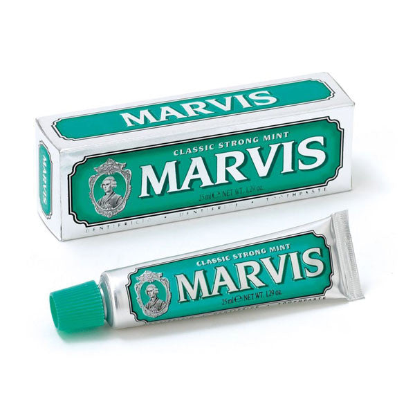 Marvis Toothpaste - Classic Strong Mint 25ml Travel Size-Marvis-ItalianBarber