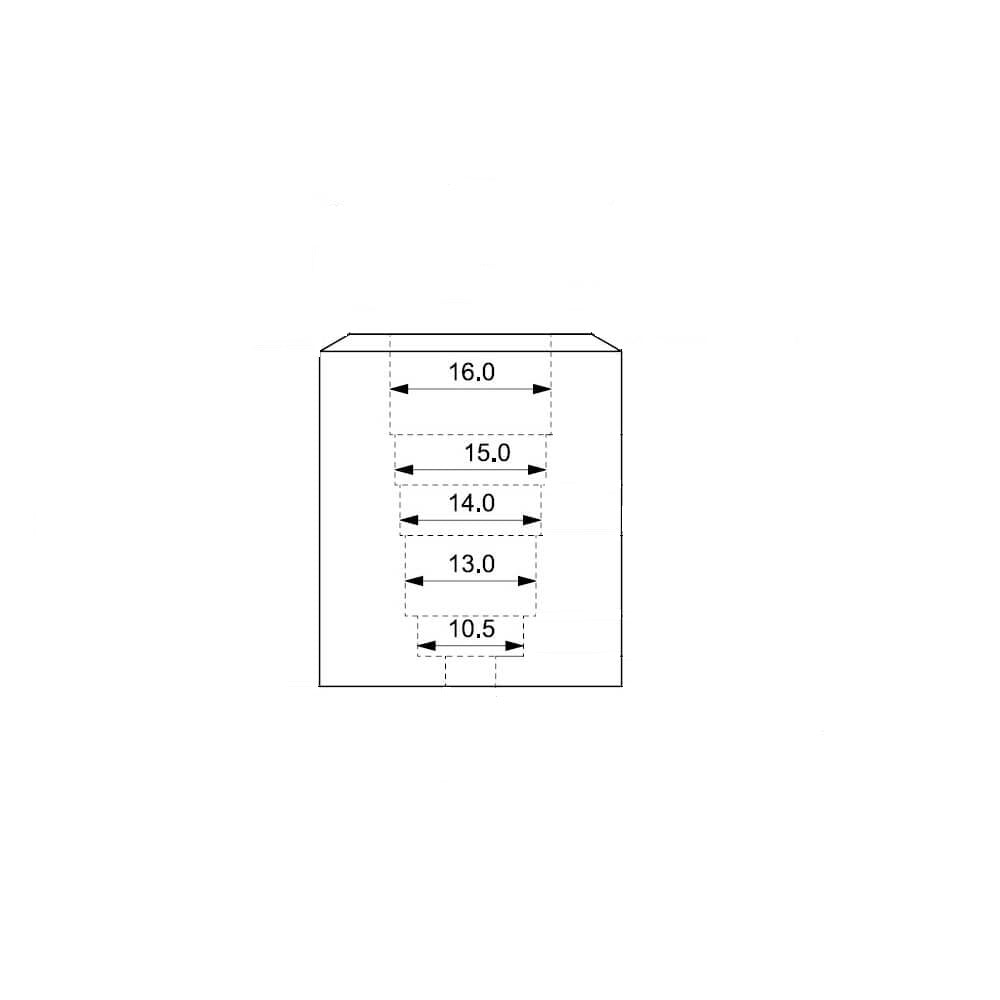 RazoRock Stainless Steel "FLAT Top" Variable Width Inkwell Razor Stand-RazoRock-ItalianBarber