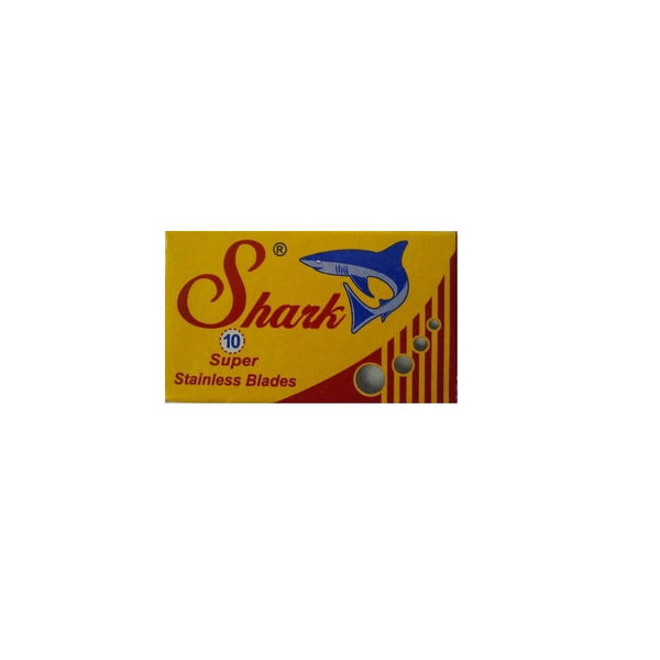 10 Shark Super Stainless DE Blade, 1 packs of 10 (10 blades)-Shark Blades-ItalianBarber