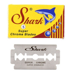 10 Shark Super Chrome DE Blade, 2 packs of 5 (10 blades)-Shark Blades-ItalianBarber