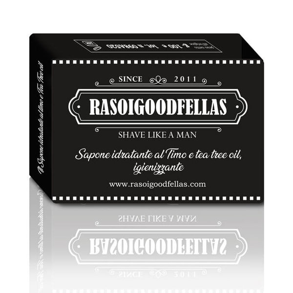 The Goodfellas" smile Sanitizing & Moisturizing Bar Soap - Thyme & Tea Tree-The Goodfellas' smile-ItalianBarber