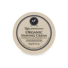 Taylor of Old Bond Street Shaving Cream Bowl, Organic 150g-Taylor of Old Bond Street-ItalianBarber