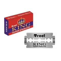 100 Treet King Super Stainless DE Blades, 10 packs of 10-Treet-ItalianBarber